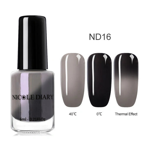Aaponminimarket Peelable Glitter Nail Polish – Color-Changing