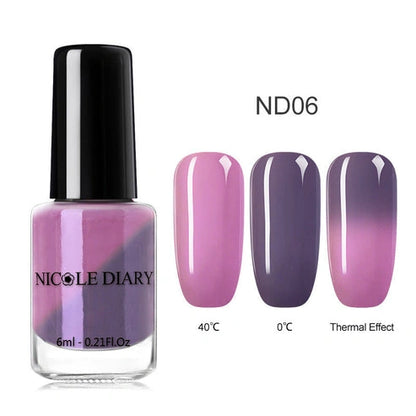 Aaponminimarket Peelable Glitter Nail Polish – Color-Changing