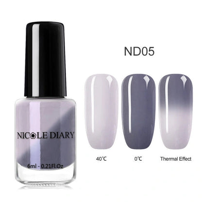 Aaponminimarket Peelable Glitter Nail Polish – Color-Changing
