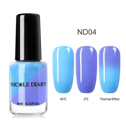 Aaponminimarket Peelable Glitter Nail Polish – Color-Changing