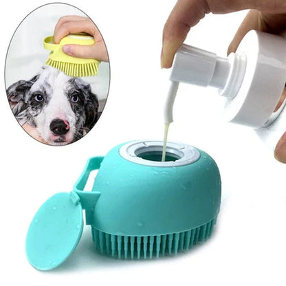 Aaponminimarket Pet Bath Massage Brush
