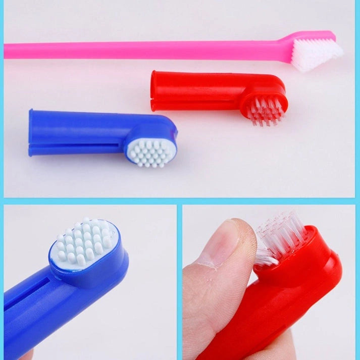 Aaponminimarket Pet Dental Care Brush SetPet Dental Care Brush Set 