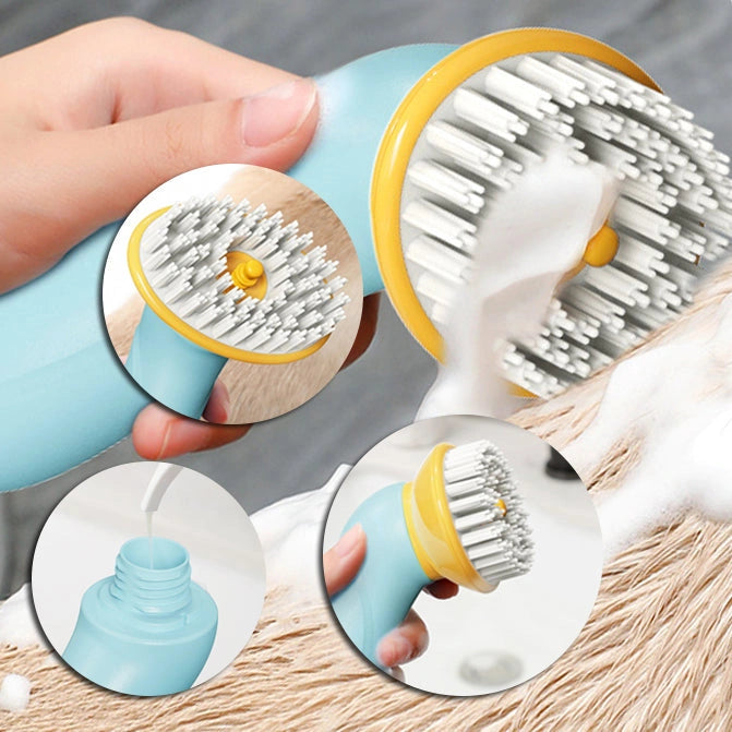 Aaponminimarket Pet Massage Brush for Dogs and Cats