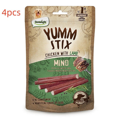 Aaponminimarket Pet Puppy Vitamin Satisfy The Appetite Pure Chicken Emulsion Strip