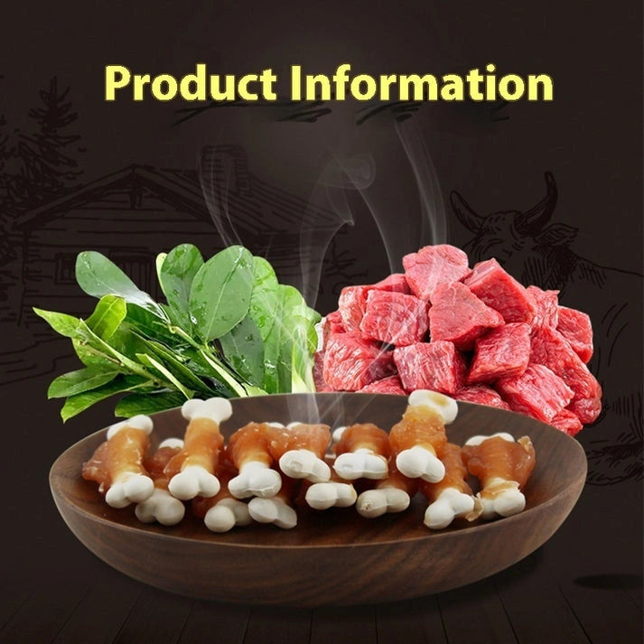 Aaponminimarket Pet Snack Chicken Wrapped Around Milk Bones 400g