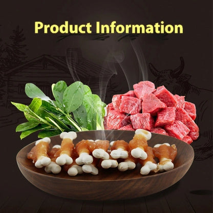 Aaponminimarket Pet Snack Chicken Wrapped Around Milk Bones 400g