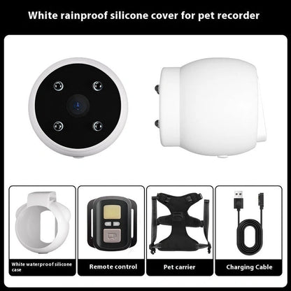 Aaponminimarket Pet Tracker Collar Dogs And Cats Recording Camera