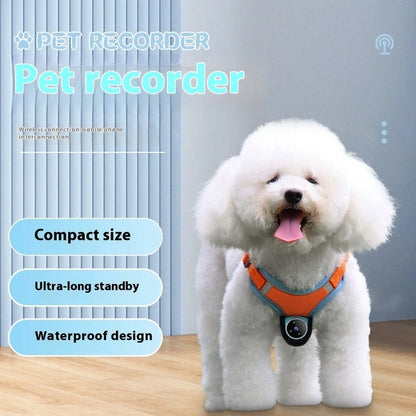 Aaponminimarket Pet Tracker Collar Dogs And Cats Recording Camera