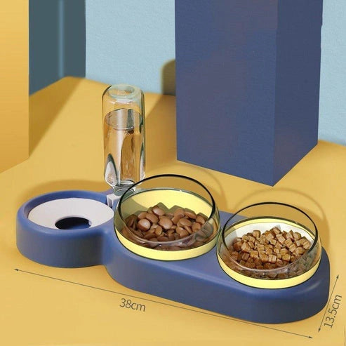 Aaponminimarket Pets Rice Bowls Automatic Water Bowl