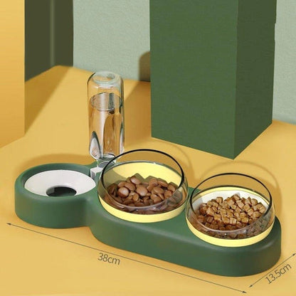 Aaponminimarket Pets Rice Bowls Automatic Water Bowl