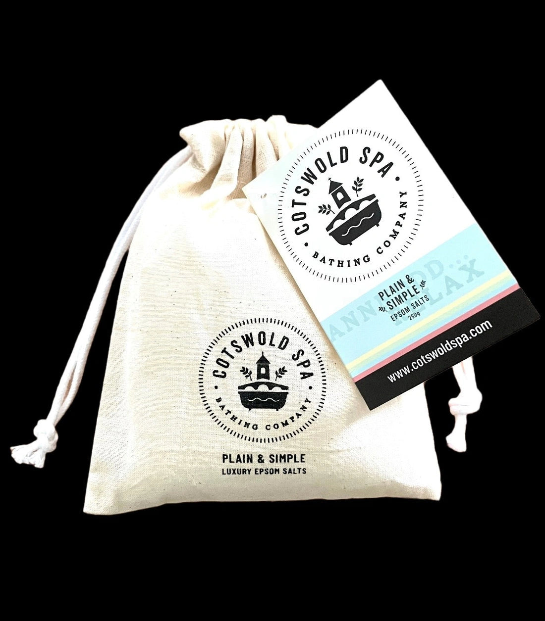 Aaponminimarket Plain & Simple Epsom Salts Cotton Pouch (250g)