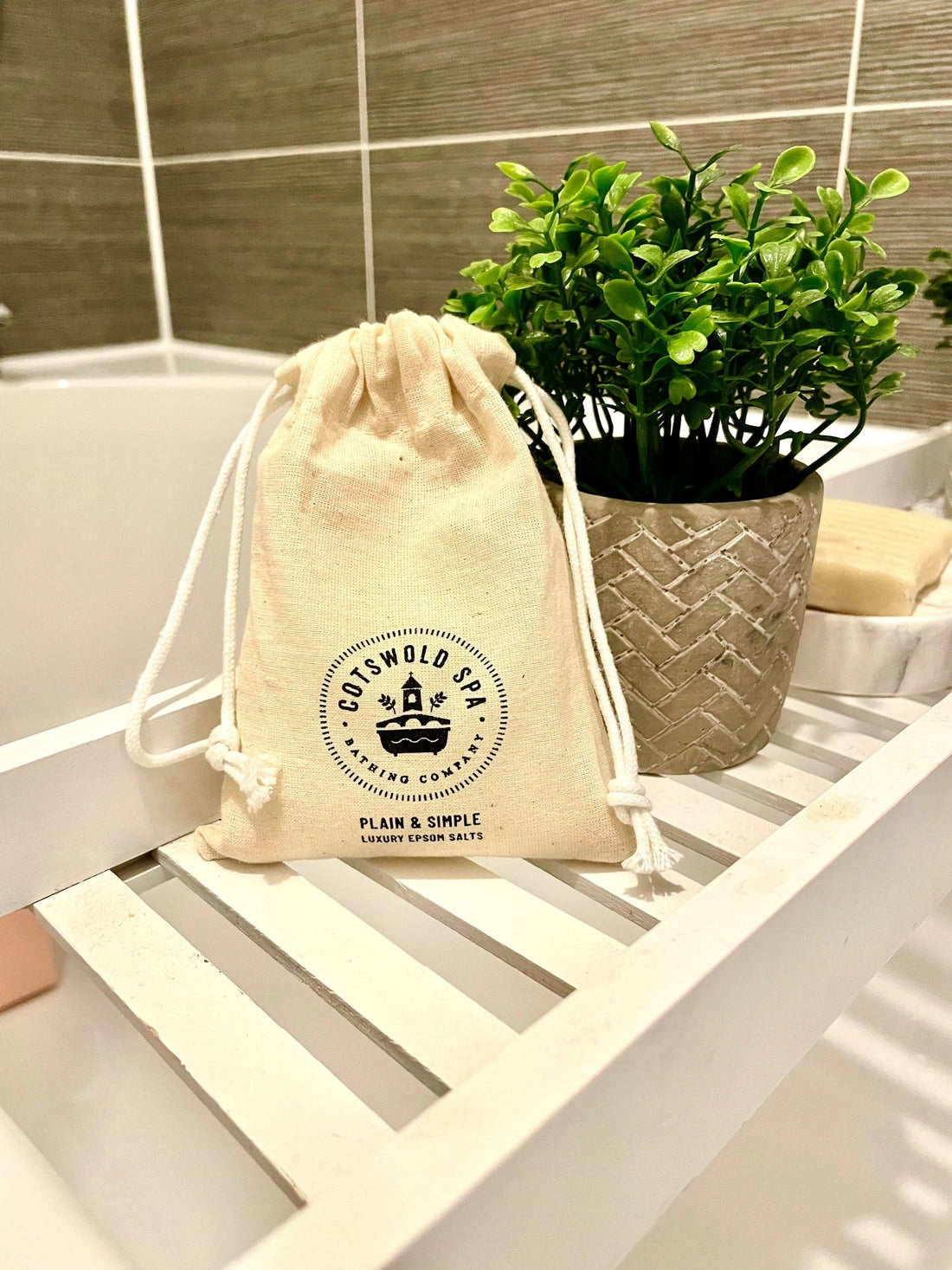 Aaponminimarket Plain & Simple Epsom Salts Cotton Pouch (250g)