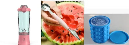 Aaponminimarket Portable 6-Blade Blender
