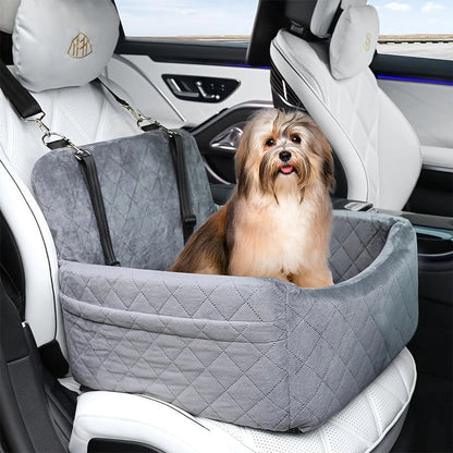 Aaponminimarket Portable Dog Car Seat with Safety Strap