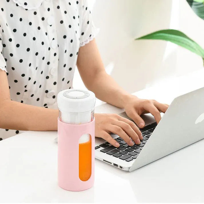 Aaponminimarket Portable Electric Fruit Juicer