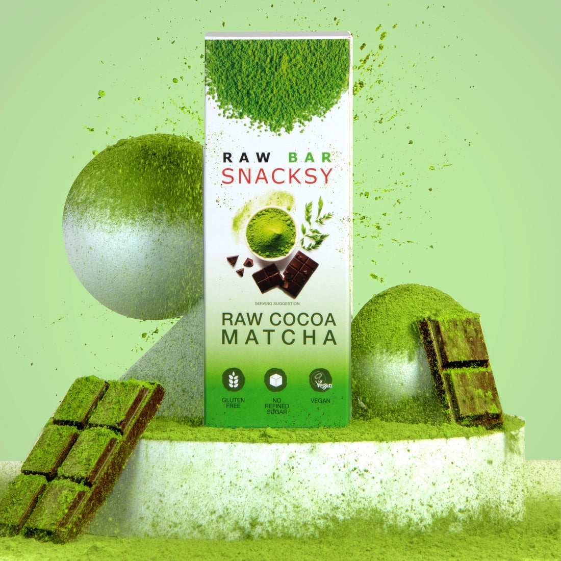Aaponminimarket Raw Chocolate Matcha