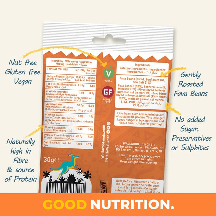 Aaponminimarket Roasted Fava Bean Pieces - Sea Salt