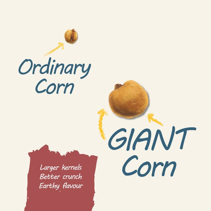 Aaponminimarket Roasted Peruvian Giant Corn Kernels - Sea Salt