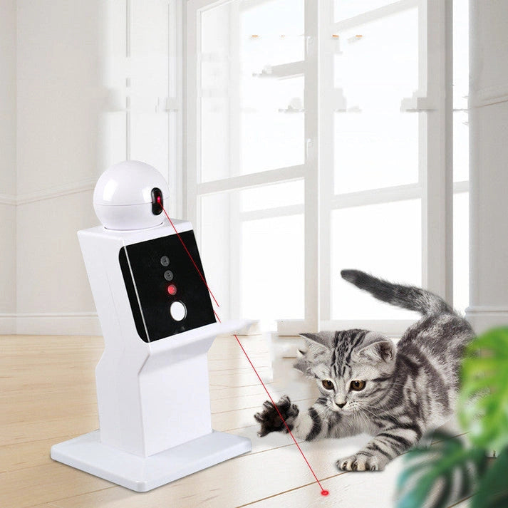 Aaponminimarket Robotic Cat Playmate with Interactive Smart Toys