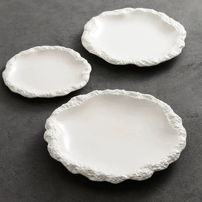 Aaponminimarket Rock Pattern Ceramic Plate