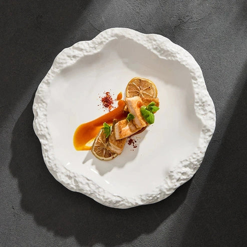 Aaponminimarket Rock Pattern Ceramic Plate