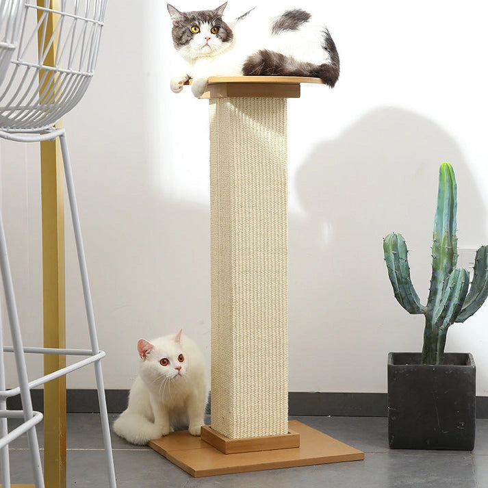Aaponminimarket Roman Column Cat Scratching Board with Sisal Material