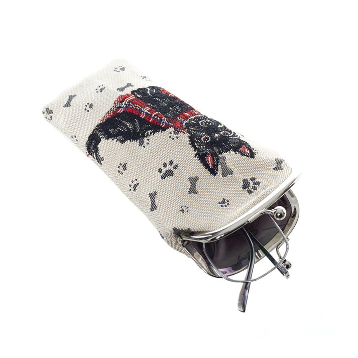Aaponminimarket Scottie Dog - Glasses Pouch