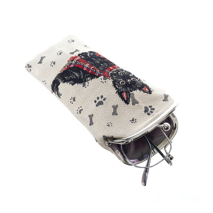Aaponminimarket Scottie Dog - Glasses Pouch