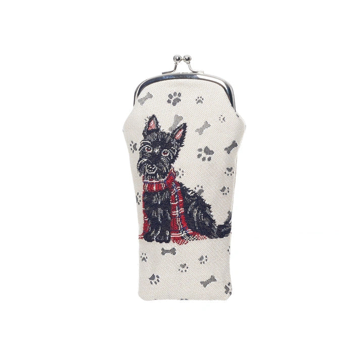 Aaponminimarket Scottie Dog - Glasses Pouch