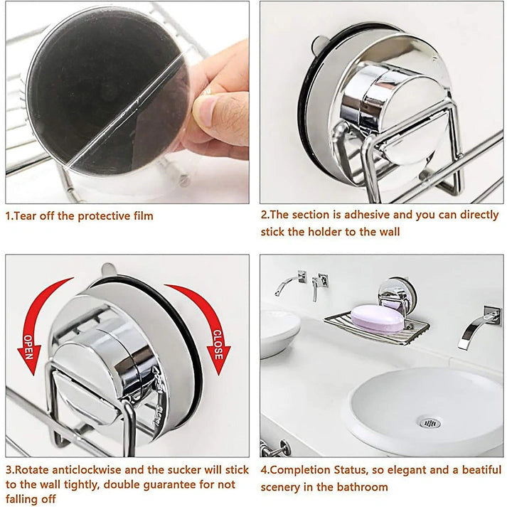 Aaponminimarket Shower Bar Holder| Stainless Steel Bathroom Soap Dish