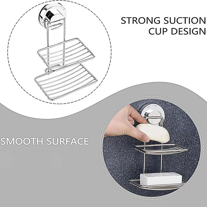 Aaponminimarket Shower Bar Holder| Stainless Steel Bathroom Soap Dish