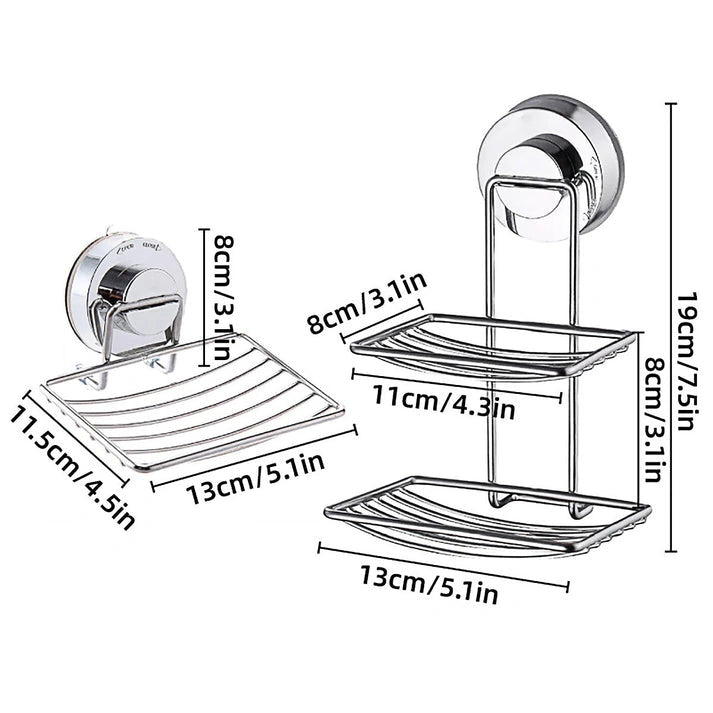 Aaponminimarket Shower Bar Holder| Stainless Steel Bathroom Soap Dish