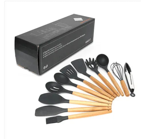 Aaponminimarket Silicone Cooking Utensils Set