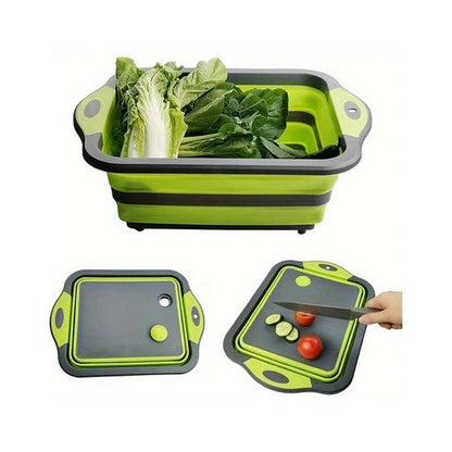 Aaponminimarket Silicone Cutting Board & Dish Tub