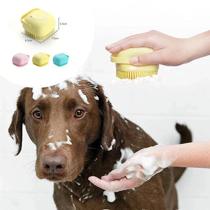 Aaponminimarket Silicone Pet Bath Massage Gloves Brush