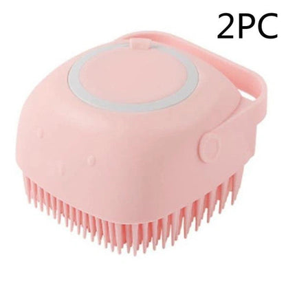 Aaponminimarket Silicone Pet Bath Massage Gloves Brush