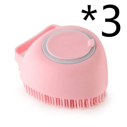Aaponminimarket Silicone Pet Bath Massage Gloves Brush