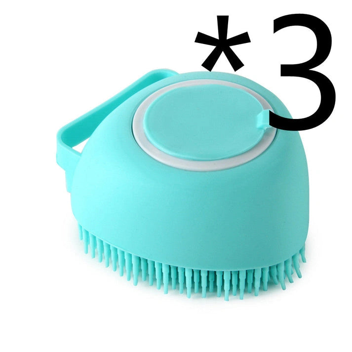 Aaponminimarket Silicone Pet Bath Massage Gloves Brush
