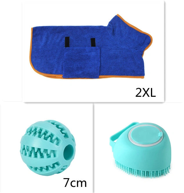 Aaponminimarket Silicone Pet Bath Massage Gloves Brush