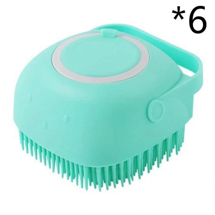 Aaponminimarket Silicone Pet Bath Massage Gloves Brush