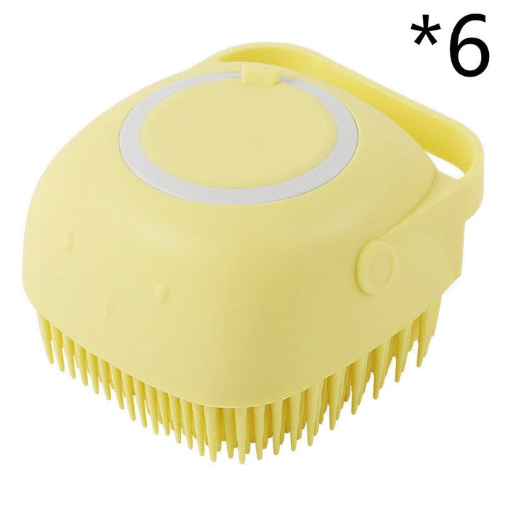 Aaponminimarket Silicone Pet Bath Massage Gloves Brush
