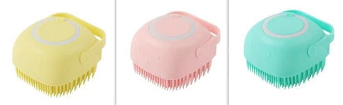 Aaponminimarket Silicone Pet Bath Massage Gloves Brush