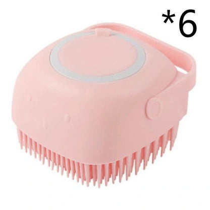 Aaponminimarket Silicone Pet Bath Massage Gloves Brush