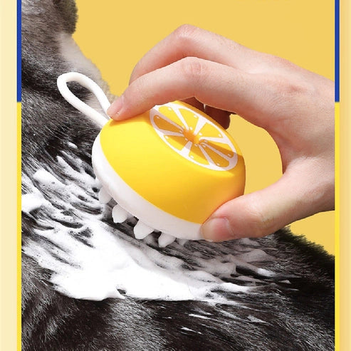 Aaponminimarket Silicone Pet Bath and Massage Brush
