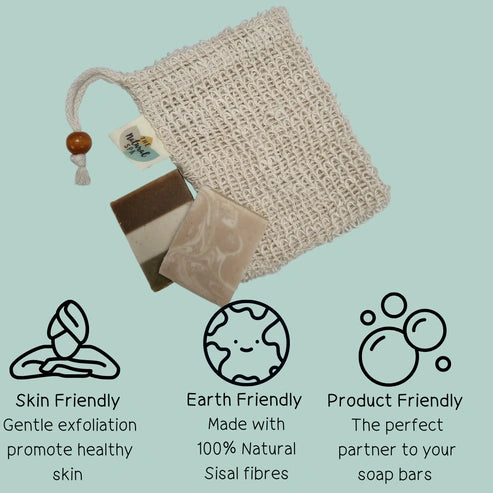Aaponminimarket Sisal Soap Bags