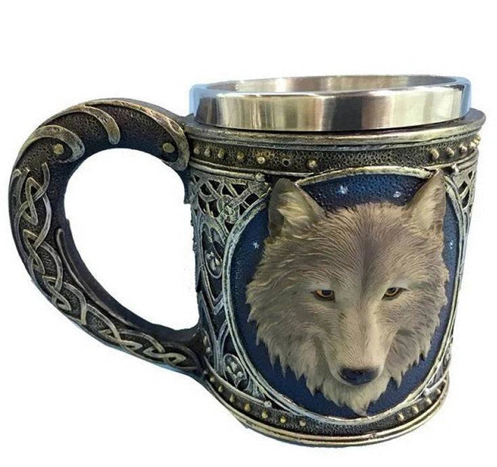 Aaponminimarket Skull Mugs Coffee 400ML