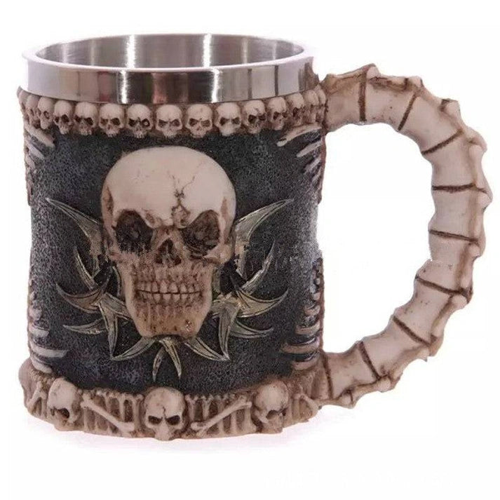 Aaponminimarket Skull Mugs Coffee 400ML