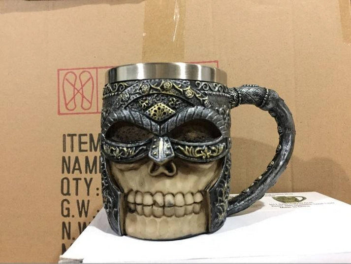 Aaponminimarket Skull Mugs Coffee 400ML