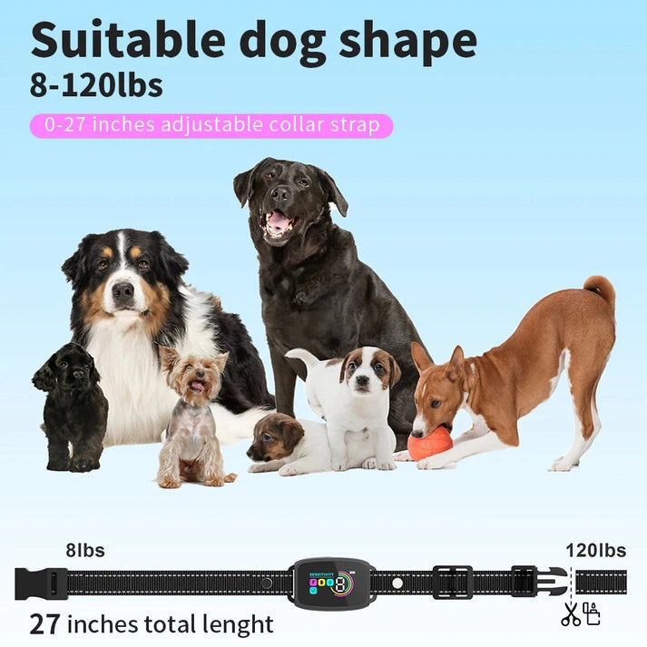 Aaponminimarket Smart Automatic Anti-Barking Dog Collar Rechargeable