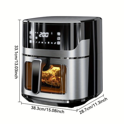 Aaponminimarket Stainless Air Fryer with Digital Touch Screen